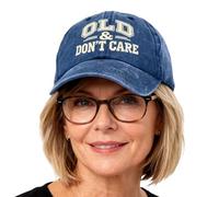 Genérico Baseballcap Damen | Vintage Lustiger Sonnenschutz | Weiche Trucker Mütze Für Und Sport | Für Damen Herren Täglicher Sport Wandern Reisen Picknick Angeln Geburtstag Neujahrsparty