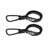 Genérico Baseballhandschuhhalter für Tasche | 2 Stück tragbares, gewebtes Seil | mit Karabinerhaken | für Trainings-, Pausen-, Feld-, Rucksack- und Zaunbefestigung