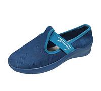Genérico Basket Orthopedic Femme Tenis Femme Cómodo Basket Femme Basquette Femme Confort Antideslizantes Zapatos de Tenis Multisports Cuentos, Zapatillas Casual Zapatos Ortopedicos, F azul., 39 EU