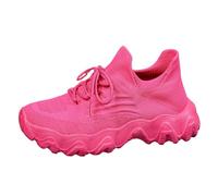 Genérico Basket Orthopedic Femme Tenis Femme Cómodo Basket Mujeres Basquette Transpirable Ligero Zapatos Ortopédicos Running Confort Zapatillas Outdoor Indoor Zapatos de Tenis, B Rose Vivo., 35 EU
