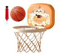Genérico Basketball Hoop Indoor, Kids Hoop Set, Scoreboard Toy, Interactive Game, Lightweight and Strong, Easy Wall Mount, For Bedroom Home School and Teens, 9.45x10.63x12.2 Inches