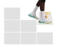 Generico Basketball Sticky Mat, Volleyball Adhesive Grip Mat, 17x12 Inch Shoe Traction Pad, Portable Anti-Slip Sticky Enhancer, Replaceable Layers for Football, Volleyball, Training, Court Practice