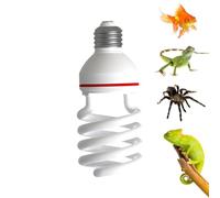 Genérico Basking Light for Bearded Dragon | Heat Light for Reptiles | 26W UVB Basking Lamp for Aquarium Terrarium Tank Chickens Tortoise Gecko Snake Frog Hermit Crab