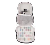 Genérico Bass Pick Pouches, 18 Slot Plectrum Holder, 5.12x3.54x1.97 Inches Zippered Effect-Proof Bag, Dustproof Storage Case, Ideal for Studio, Home, Live Performance, Musician Accessories