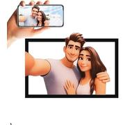 Genérico Bastidor Acrílico Retrato de Dibujos Animados en 3D Personalizados con Foto - Marco de Fotos de Caricatura Personalizado, para Mujer Hombre Cumpleanos, Regalos Aniversario Boda Pareja