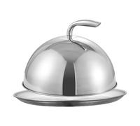 Genérico Basting Cover - Stainless Steel, 9.84x9.84x6.5in Dome Cover Heat-Resistant | Durable and Protective Food Lid, Round Plate Covers For Kitchen, Restaurant, Picnic, Outdoor Dining, Birthdays