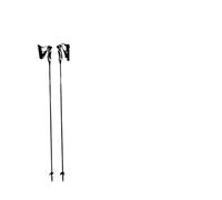 Genérico Bastón de esquí Fibra Fina y Ligera for Deportes al Aire Libre, 100-135 cm(120CM)