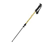 Genérico Bastones de esquí Fibra Alum 7075, Bastones for Alpino y travesía(Yellow)