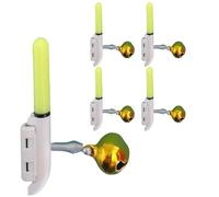 Generico Bastones luminosos de - Bastón luminoso con alarma nocturna - Juego de 5 alarmas luminosas para actividades nocturnas con mejora de visibilidad exterior para excursiones al aire libre