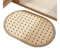 Genérico Bath Mat, Bath Rug, Washable Diatom Mud Pad, Super Absorbent Quick Drying, Non Slip Base, Lightweight Floor Accessory for Laundry Room, Toilet, Guest Bathroom, RV, Apartment, Entryway