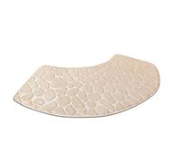 Genérico Bath Mat - Curved Floor Mats For Bathroom | Washable Absorbent Carpet | Home Decor Shower Rugs and Accessories For Bedroom, RV, Apartment, Kitchen, Hotel, Dorm, Family Safety, Entryway