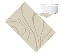 Genérico Bath Mat, Non Slip Bathroom Rug, Quick Dry Soft Material, Absorbent Washable Bathmat, for Shower, Tub, Entryway, Kitchen, Home Decor, Apartment, Dorm, Everyday Comfort