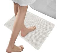 Genérico Bath Mat, Non Slip Bathroom Rugs Shower Mat, Super Absorbent Quick Dry Waffle Texture Bathmat for Tub Floor Entryway Kitchen Home Decor, Machine Washable Carpet, 17x24 Inches