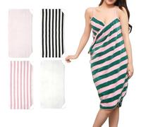 Genérico Bath Towel with Straps for Women,Sexy Long Shower Wrap Night Towel,Soft Cozy Wearable Halter Bath Wraps Towels