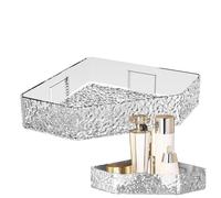 Genérico Bathroom Corner Organizer, Multi-Functional Corner Shelves For Wall, Strong Weight-Bearing Shower Shelves with Quick Drainage For Kitchen, Balcony, Bathroom, Living Room