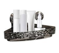 Genérico Bathroom Corner Wall Shelf, Suction Cup Triangle Corner Rack, Large Load-Bearing Shower Organizer, Ideal for Kitchen, Bathroom, Bedroom and Living Room Storage
