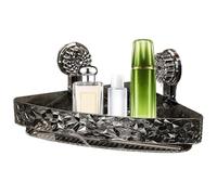 Genérico Bathroom Corner Wall Shelves, Suction Cup Triangle Corner Rack Organizer, Heavy Duty Shower Shelf Storage for Kitchen, Bedroom, Living Room, 11.81x8.66x2.36 Inches