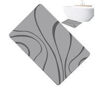 Genérico Bathroom Mat, Non Slip Shower Rug, 15.74x23.62 Inches Soft Quick Dry Fabric & Absorbent Texture, Bathroom Pad for Tub, Kitchen, Home Decor, Apartment, Entryway, Dorm