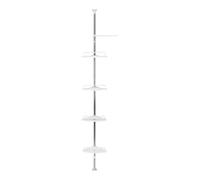 Genérico Bathroom Organizer, Corner Display Rack, Multifunctional Rustproof Space Saver Bathing Room Shelves Compact Floor Standing Storage Holder for Inside Shower