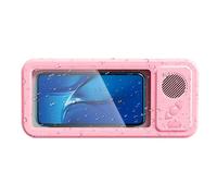 Genérico Bathroom Phone Holder - 360° Rotating Stand with Speaker | Wall Mounted Phone Holder for Bathtub, Shower, Car Dashboard, Vent, or Windshield, Adjustable Mobile Stand for Hands-Free Viewing