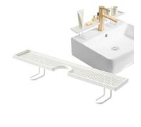 Genérico Bathroom Sink Shelf,No Drilling Floating Easy Drainage Storage,Bathroom Counter Shelf Organizer - for Pantry Vanity Closet Desk Bedroom Laundry Countertop Counter Home