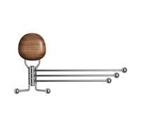 Genérico Bathroom Towel Rack - Towel Hanger Bathroom Rack with Sticker | Wall Mount Multi-Bar Rotating Suction Cup Stable Rustproof Space Saving Swivel Bar High-Capacity Suction Hooks