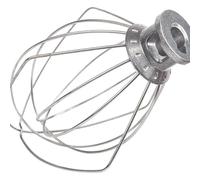 Genérico Batidor De Alambre K45WW, Compatible con Batidoras KitchenAid De Pie con Cabezal Inclinable, Batidor De Acero Inoxidable For Huevos Y Crema, Batidor De Globo For Harina Y Pasteles