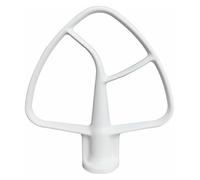 Genérico Batidor Plano Recubierto K45B de Repuesto, Compatible con batidora pie Kitchenaid, Compatible Cabezal inclinable 4,5 QT KSM90,K45