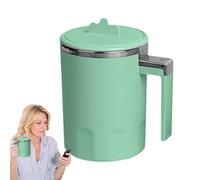 Genérico Batidora de café eléctrica, taza para agitar, licuadora de viaje portátil con función giratoria, herramienta para de café, agitador de de mano con batería recargable, accesorio