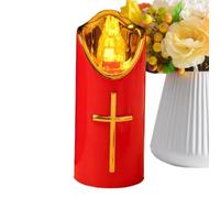 Genérico Battery-Operated Candles - 5×12.5 Cm Flameless LED Candles With Realistic Flickering Light For Home Decor, Weddings, Parties, And Holiday Decorations, Safe Candle For Indoor Use, Perfect Liv