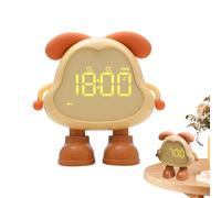 Generico Battery Powered Clock, Dog Shape Electric Clock with , Multifunctional Bedroom Supplies, Indoor Home Decoration for Living Room, Cute Desk Kids and Adults