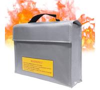 Genérico Battery Safety Bag - Fireproof Lithium Polymer Guard Protector for Charging, Explosive Proof Battery Storage Guard for RC Drones, Wear-Resistant Transportation Pouch 8 Inch