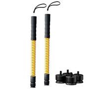 Genérico Battle Ropes Portatili - Attrezzo Allenamento Alta Resistenza Braccia | 2 Cuerda Regolabili Con Resistenza Integrata | Fitness Muscolare Palestra CASA Allenamento Completo