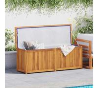 Genérico Baúl de jardín Madera Maciza de Teca 150x50x55 cm,Mobiliario,Muebles de jardín,Cajas de almacenaje para exteriores-318733