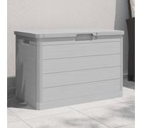 Genérico Baúl para Cojines Polipropileno Gris 77,5x44,5x53 cm,Mobiliario,Muebles de jardín,Cajas de almacenaje para exteriores-366603