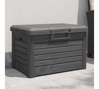 Genérico Baúl para Cojines Polipropileno Gris Antracita 73x50,5x46,5 cm,Mobiliario,Muebles de jardín,Cajas de almacenaje para exteriores-366600
