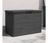 Genérico Baúl para Cojines Polipropileno Gris Antracita 77,5x44,5x53 cm,Mobiliario,Muebles de jardín,Cajas de almacenaje para exteriores-366602