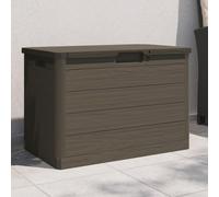 Genérico Baúl para Cojines Polipropileno marrón 77,5x44,5x53 cm,Mobiliario,Muebles de jardín,Cajas de almacenaje para exteriores-366604