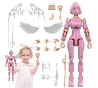 Genérico Bausteine Figur - Actionfigur Bausteine, Bewegliches Figurenmodell-Bausteinset Für Kinder,kreatives Actionfiguren-Set | Actionfiguren-Spielzeug Für, Voll Bewegliches Actionfigure, Mädchen