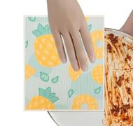 Genérico Bayetas para Platos - paños lavavajillas de algodón y Pulpa de Madera - bayetas para Lavar Cuencos | para tareas domésticas: ollas, sartenes, Platos, encimeras, Cocina y microondas