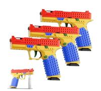 Genérico Bazilbazos Juego de manijas para Bloques de construcción de Bricolaje, Juego de manijas para Bloques de construcción tácticos de Bazilbazos, Kit de Agarre de construcción Creativo (3pcs)