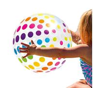 Genérico Beach Ball - 19.68in PVC Colorful Inflatable Water Ball, Bulk Pool Toys For Kids & Adults | Fun Summer Favorites For Parties, Beach, Outdoor Play, Swimming, and Holiday Activities