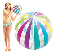 Genérico Beach Balls - Inflatable Summer Toy for Pool Party Fun | Sturdy PVC Material with Bright Colors, Lightweight Portable for Kids, Adults, Beach Games Parties Outdoor 5.51x5.12x0.39 in