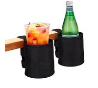 Genérico Beach Chair Cup Holder, 2 Pack Portable Water Bottle Organizer