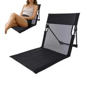 Genérico Beach Foldable Chair - Portable Legless Recliner Seat | Backrest Lounger Chair - For Beach Camping Lawn Poolside Patio Garden Backyard Park Travel