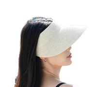 Genérico Beach Hat - Wide Brim Straw Sun Hat | Ponytail Summer Design