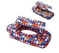 Genérico Beach Inflatable Lounger,Travel Air Sofa with Sunshade | No-Pump Blow Up Couch | for Outdoor Camping Hiking Picnic Vacation Backyard Seaside