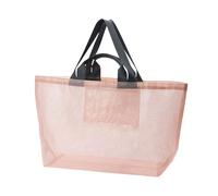 Genérico Beach - Lightweight Mesh Shoulder Carrier, Cute Sand Tote Design, Fashionable Beach Picnic for Vacation, Swimming Pool Essentials Feature, Summer Travel Convenient Fun Usage