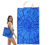 Genérico Beach Towel Bag - 160x80cm Foldable Absorbent Backpack 2 in 1 - Convertible Oversized Beach Towels | for Summer Outdoor Pool Picnic Camping Yoga