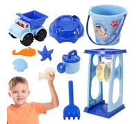 Genérico Beach Toy Set, Children Sand Toys, Portable Castle Building Tools, 5.91x6.3in Versatile Beach Fun Toys, Construction Playset, Outdoor Activity for Boys, Girls Over 3 Years Old
